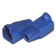 RJ45 Blue Strain Relief Boot-Bag of 10
