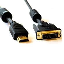 Digital Video Interface (DVI) Cables for PC and HDTV