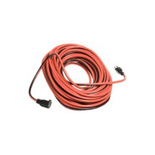 Orange 100 ft Indoor/Outdoor Extension Cable 16 AWG 3 conductor.