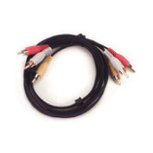 12' ft Tri 3x RCA Male to 3x RCA Audio and Video Cable