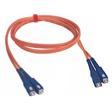2 Meter SC/SC Duplex MultiMode 50/125 Fiber Optic Patch Cable