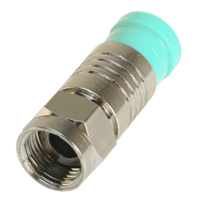 WeatherProof F Male Connector for Quad Shield RG-59