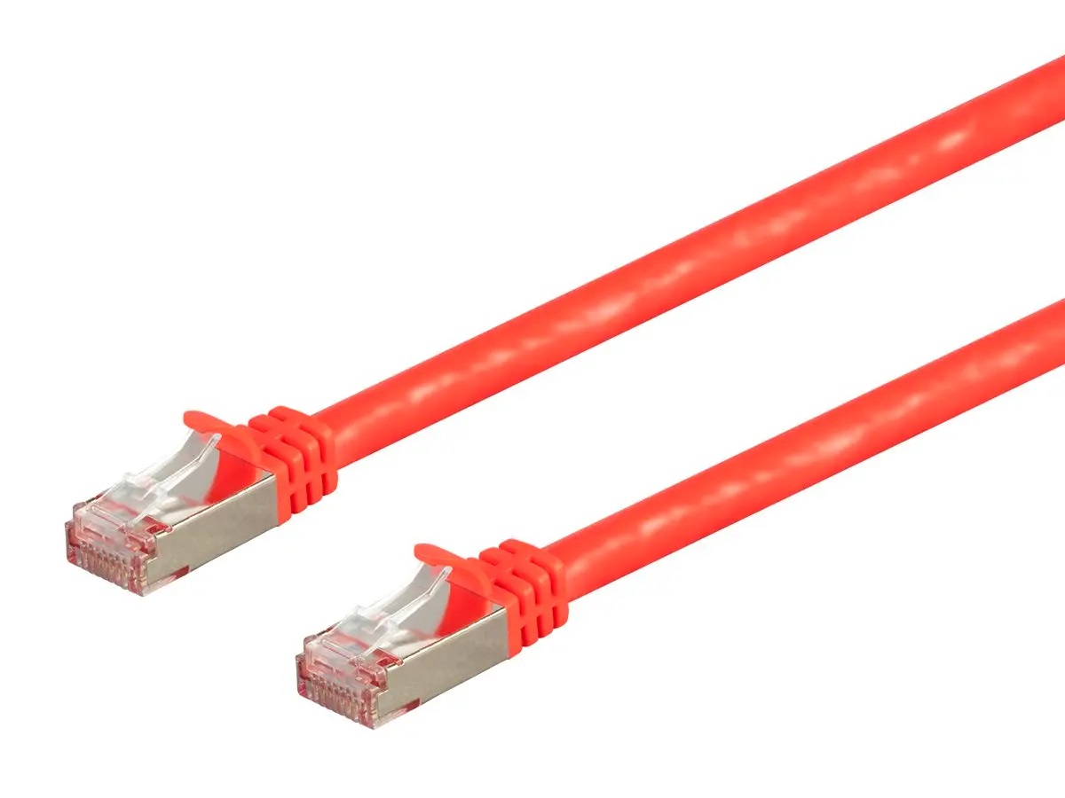 Cat7 Ethernet Cables in Red