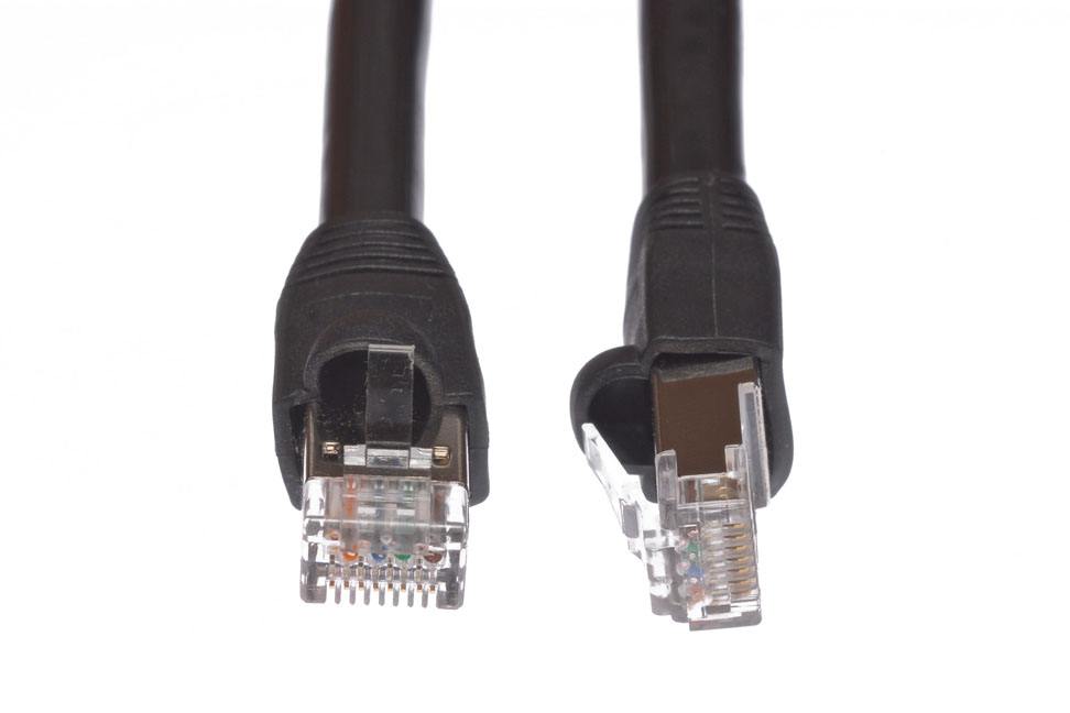 Cat5e 15 Feet Outdoor Waterproof Shielded Direct Burial Ethernet Cable