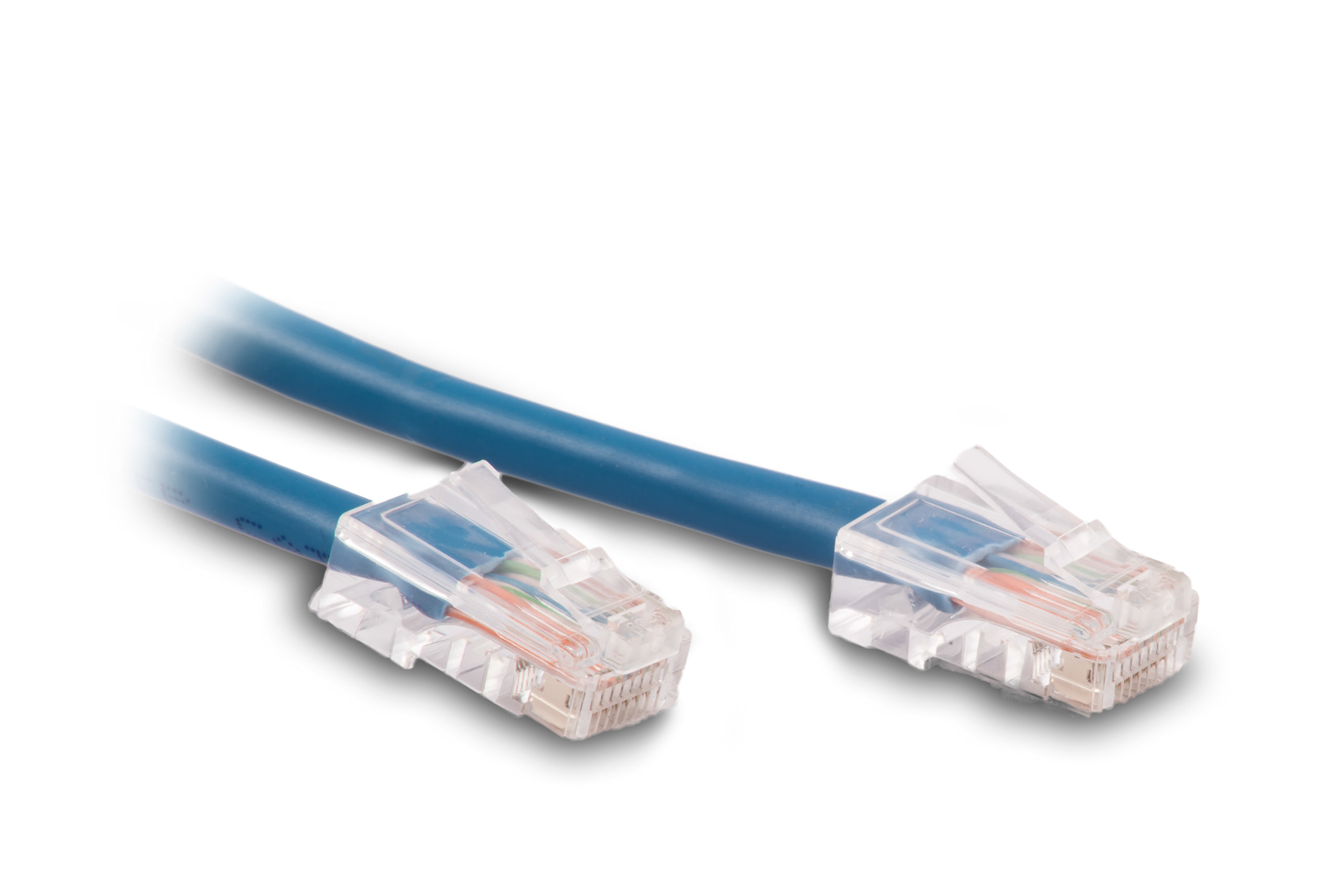 3FT Blue Cat5e 350MHz RJ45 Network Patch Cable - 25 Pack
