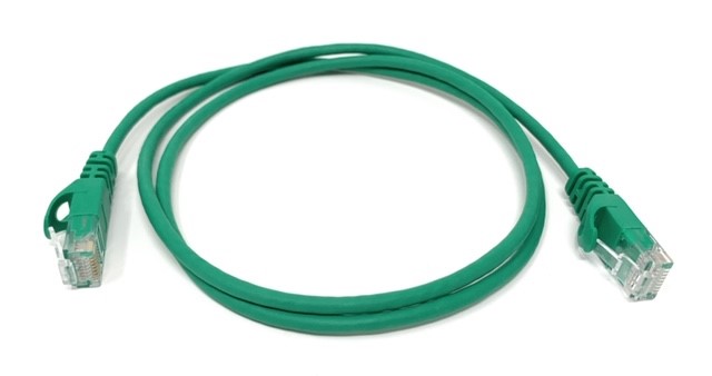 25Ft Green Cat6 Slim Jacket 30awg Network Patch Cable 550MHz