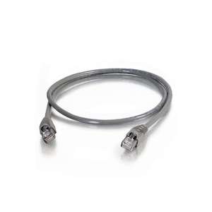 1ft TAA Compliant Cat5E 125 MHz Stranded Snagless Patch Cable - Grey