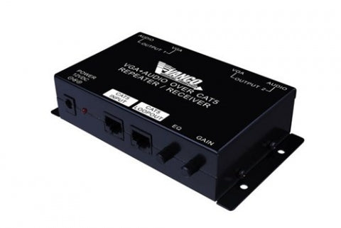 4 Zone VGA+ Audio Over Cat5e/Cat6 Distribution System- Receiver