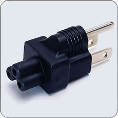Hubbell HBL2271 Plug Adapter NEMA 5-15 Plug to L5-15 Connector Block Adapter