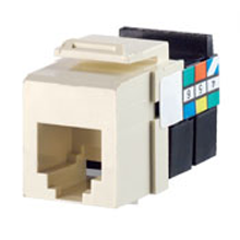Category 3 QuickPort Connector, Cat 3, White