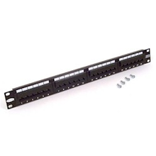 "24 Port Category 5E 19"" Rack Mount Patch Panel"