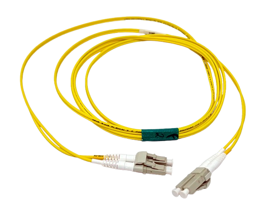 20 Meter - LC TO LC 50/125 OM4 Duplex Multimode Fiber Optic Cable - Ye