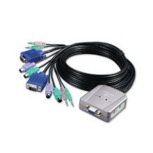 "Mini KVM Switch w/Audio