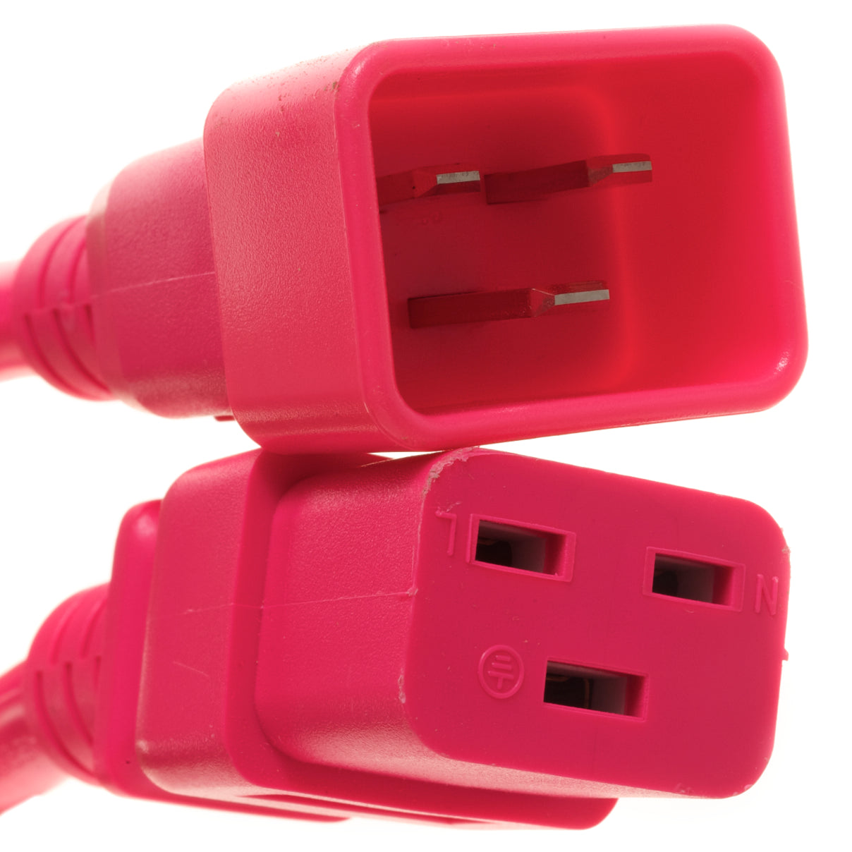 1 Feet C20 TO C19 PDU to Server 20 Amp Power Cord- Violet