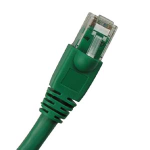 0.5Ft Cat5e 350Mhz 26AWG Shielded Cable Snagless Green