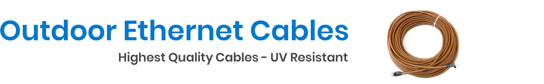Cat6 Outdoor Cables Shielded Burial - Brown