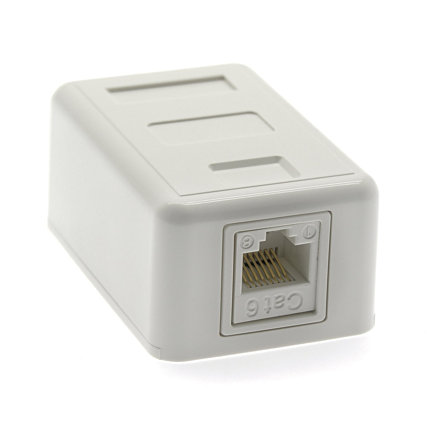 Cat6 1Port Surface Mount Box w/Jack