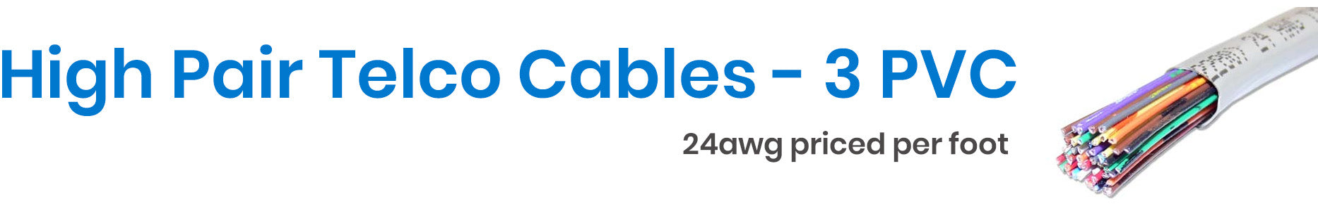 High Pair Telco Cable