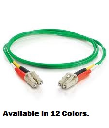 3 Meter LC-LC 62.5-Micron MultiMode PVC Color Fiber Optic Cable