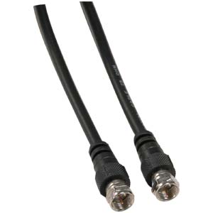 3Ft F-Type Screw-on RG59 Cable Black