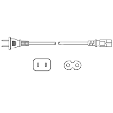 China GB1002 to IEC C7 2.5A 250V- 6'