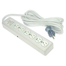 15ft Hospital Grade 6 Outlet Power Strip