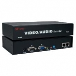 2Port VGA/QXGA With Stereo Audio CAT5/RJ45 Extender System Transmitter Module With Local Port