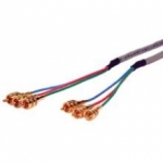 50' 3-RCA Male TO 3-RCA Male Component Plenum Cable Assembly
