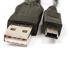 6FT USB 2.0 A to Mini-B 5-Pin Cable