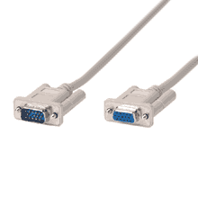 6FT HD15M to HD15F VGA Monitor Extension Cable