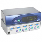 4 Port KVM Switch VGA & 2xPS/2 Front Port