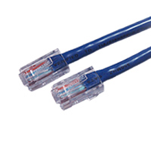 25FT Blue Cat5e 350MHz RJ45 Network Patch Cable - 25 Pack