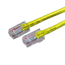 5Ft  Yellow Cat5e Network Patch Cable 350MHz RJ45