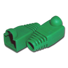 RJ45 Green Strain Relief Boot-Bag of 10