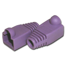 RJ45 Purple Strain Relief Boot-Bag of 10