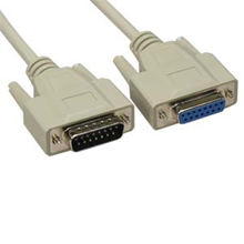 6FT DB15 Male to Female Mac Video Extension Cable