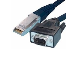 HSSDC2 to DB9 Male Copper Cables For Fibre Channel 10 Meter