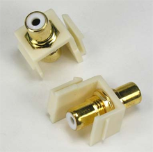 RCA White F/F Keystone Module Ivory