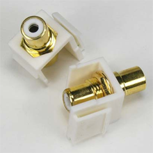 RCA White F/F Keystone Module White