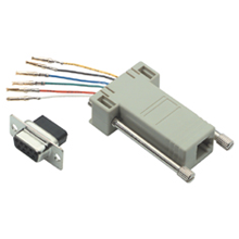 DB9 Female to RJ12 6C Modular Adapter Kit