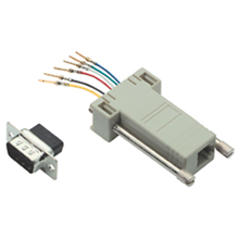 DB9 Male to RJ12 6C Modular Adapter Kit