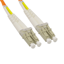 LC to LC 50 Micron OM2 Fiber Optic Cables- Orange Jacket