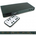 HDMI Matrix 4X2 True Matrix HDMI 1.3a Powered Switch w/ Remote Controller