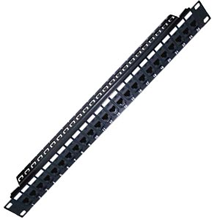 Category 6a 1RU High Density Patch Panel 24 port