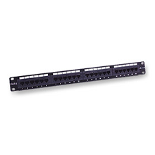 Category 6 - 1U 24 port 110 19" Rack Mount Patch Panel