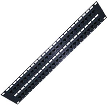 Category 6a 1RU High Density Patch Panel 48 port