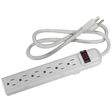 3Ft 6Outlet Surge Protector 15A