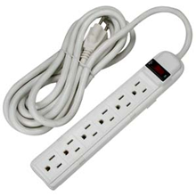 15Ft 6Outlet Surge Protector 15A