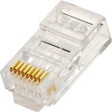 RJ45 8P8C Modular Plug For Solid Wire