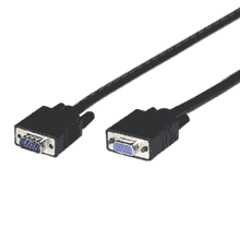 35FT VGA SVGA MALE TO FEMALE MONITOR COMPUTER EXTENSION CABLE CORD 